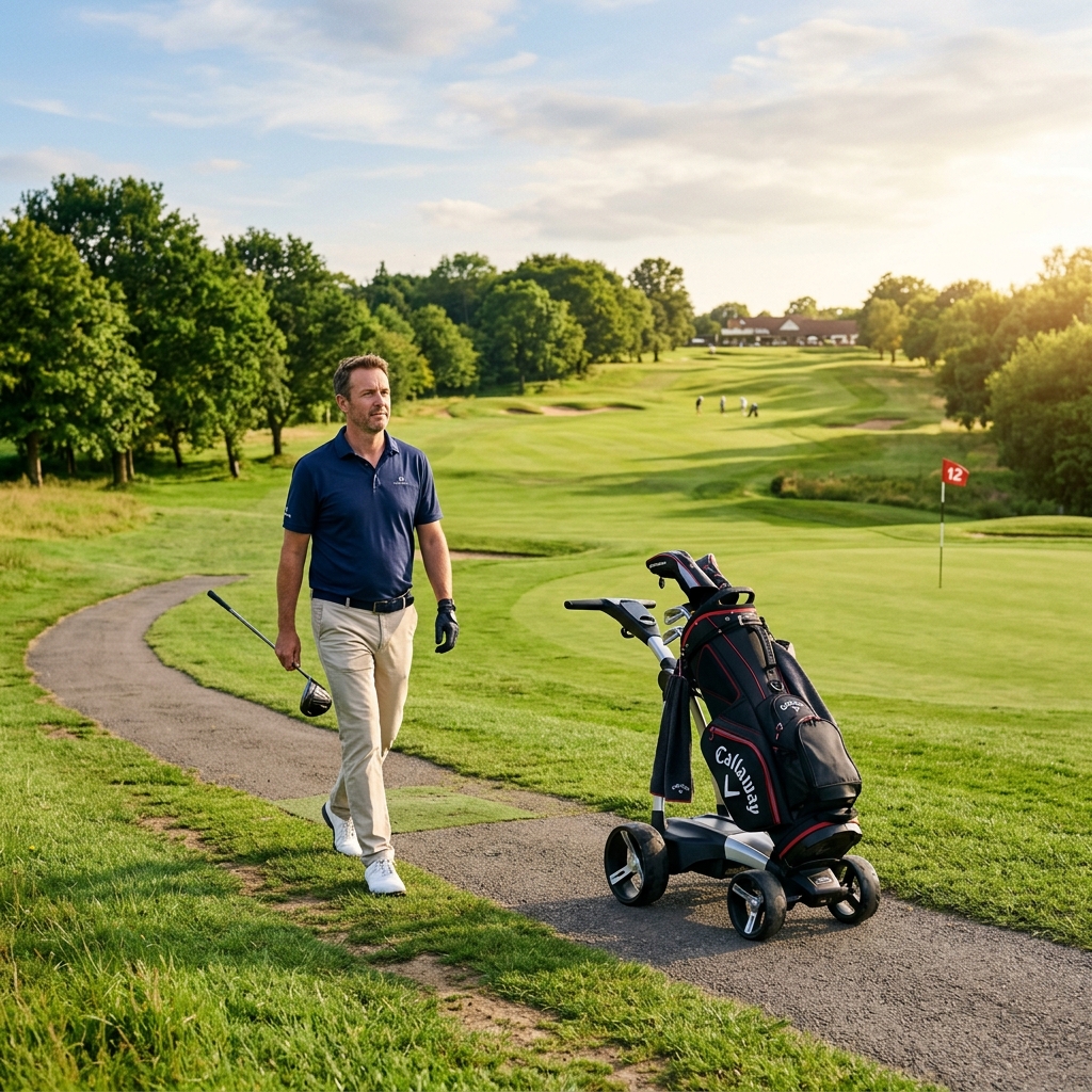 Electric golf trolley UK 2024 - top rated models for effortless course navigation.