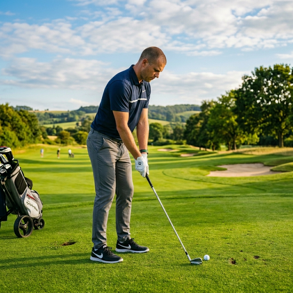 Golf GPS watch displaying course map & distance - Best Golf GPS Watches 2026