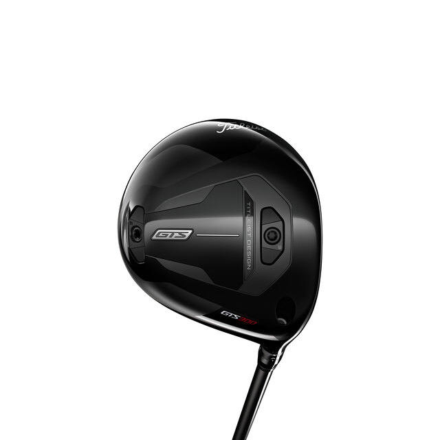 Official Titleist GTS300 mini driver sole view on a white background